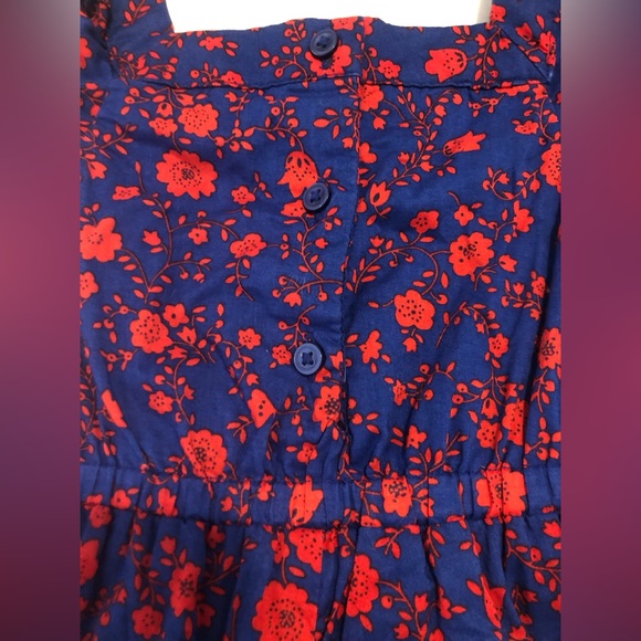 Janie and Jack floral button jumpsuit - Picture 4 of 4